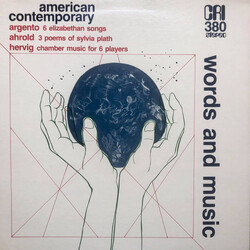 Dominick Argento / Frank Ahrold / Richard Hervig Words And Music Vinyl LP USED
