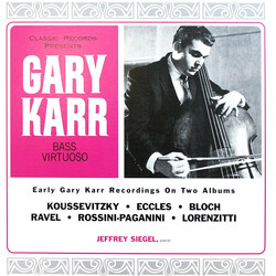 Gary Karr Bass Virtuoso Vinyl 2 LP USED