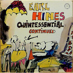 Earl Hines Quintessential Continued Vinyl LP USED