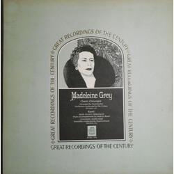 Madeleine Grey Chants D'Auvergne etc. Vinyl LP USED