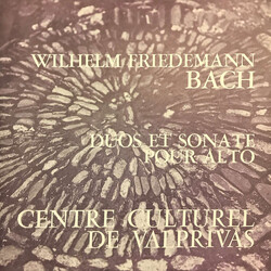 Wilhelm Friedemann Bach / Hélène Salomé Duos Et Sonate Pour Alto Vinyl LP USED