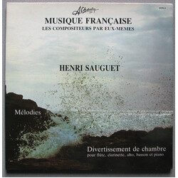 Henri Sauguet Mélodies / Divertissement De Chambre Vinyl LP USED