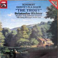Franz Schubert / Sviatoslav Richter / Borodin String Quartet / Georg Hörtnagel Quintet In A Major "The Trout" Vinyl LP USED
