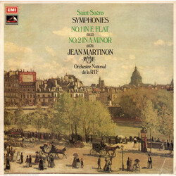 Camille Saint-Saëns / Jean Martinon / Orchestre National De France Symphonies - No. 1 In E Flat (1855) / No. 2 In A Minor (1878) Vinyl LP USED