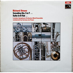 Richard Strauss / The London Symphony Orchestra Wind Ensemble / Gervase de Peyer Sonatina No. 1, Etc Vinyl LP USED