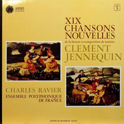 Clément Janequin / Charles Ravier / Ensemble Polyphonique De L'O.R.T.F. XIX Chansons Nouvelles Vinyl LP USED