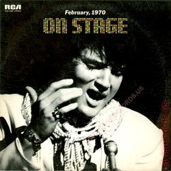 Elvis Presley On Stage, February 1970 Vinyl LP USED