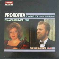 Sergei Prokofiev / Lydia Mordkovitch / Gerhard Oppitz Sonatas For Violin And Piano Vinyl LP USED