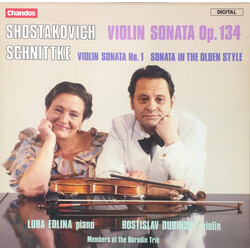 Dmitri Shostakovich / Alfred Schnittke / Luba Edlina / Rostislav Dubinsky Violin Sonata Op. 134 / Violin Sonata No. 1 / Sonata In The Olden Style Viny