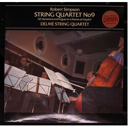 Robert Simpson (6) / The Delmé String Quartet String Quartet No9 (32 Variations And Fugue On A Theme Of Haydn) Vinyl LP USED