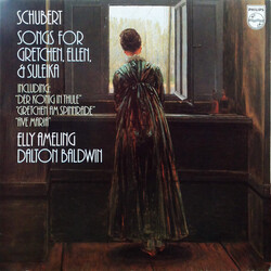 Franz Schubert / Elly Ameling / Dalton Baldwin Songs For Gretchen, Ellen, & Suleika Vinyl LP USED