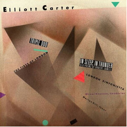 Elliott Carter / Fires Of London / London Sinfonietta / Oliver Knussen / Martyn Hill Triple Duo • In Sleep,  In Thunder · Vinyl LP USED