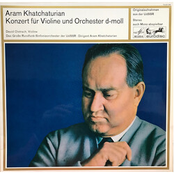 Aram Khatchaturian / David Oistrach / Большой Симфонический Оркестр Всесоюзного Радио Konzert Für Violine Und Orchester D-moll Vinyl LP USED