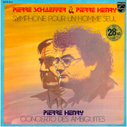 Pierre Schaeffer / Pierre Henry Symphonie Pour Un Homme Seul / Concerto Des Ambiguïtés Vinyl LP USED