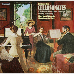 Ferdinand Ries / Klaus Storck / Alfons Kontarsky Cellosonaten · Cello Sonatas · Sonates Pour Violoncelle Et Piano C-dur, Op. 20 · A-dur, Op. 21 Vinyl 