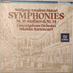 Wolfgang Amadeus Mozart / Concertgebouworkest / Nikolaus Harnoncourt Symphonies Nr.35 »Haffner« & Nr.34 Vinyl LP USED