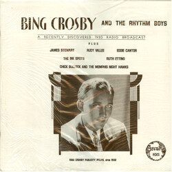 Bing Crosby / The Rhythm Boys A Recently Discovered 1930 Radio Broadcast Vinyl LP USED