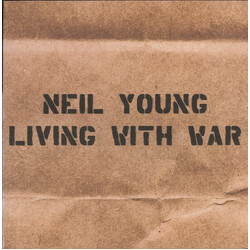 Neil Young Living With War Vinyl LP USED