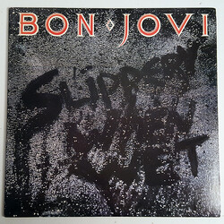 Bon Jovi Slippery When Wet Vinyl LP USED