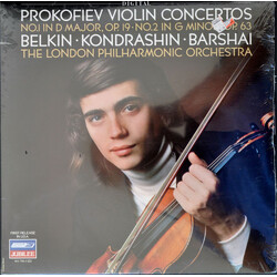 Sergei Prokofiev / Boris Belkin / Kiril Kondrashin / Rudolf Barshai / The London Philharmonic Orchestra Violin Concertos - No.1 In D Major, Op.19 • No