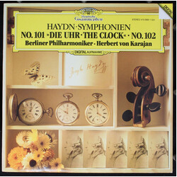 Joseph Haydn / Herbert Von Karajan / Berliner Philharmoniker Symphonien Nº 101 Die Uhr / Nº 102 Vinyl LP USED