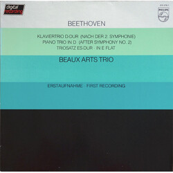 Ludwig van Beethoven / Beaux Arts Trio Klaviertrio D-Dur (Nach Der 2. Symphonie), Triosatz Es-Dur Vinyl LP USED