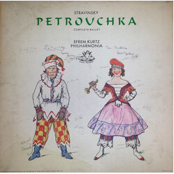 Igor Stravinsky / Efrem Kurtz / Philharmonia Orchestra Petrouchka Vinyl LP USED