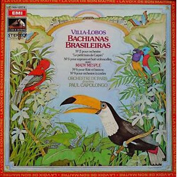 Heitor Villa-Lobos / Orchestre De Paris / Paul Capolongo Bachianas Brasileiras Vinyl LP USED