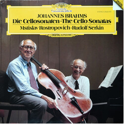 Johannes Brahms / Mstislav Rostropovich / Rudolf Serkin Die Cellosonaten • The Cello Sonatas Vinyl LP USED