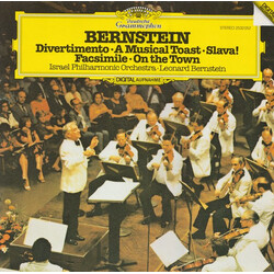 Leonard Bernstein / Israel Philharmonic Orchestra Divertimento • A Musical Toast • Slava! • Facsimile • On The Town Vinyl LP USED