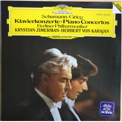 Robert Schumann / Edvard Grieg / Berliner Philharmoniker / Krystian Zimerman / Herbert Von Karajan Klavierkonzerte  ·  Piano Concertos Vinyl LP USED