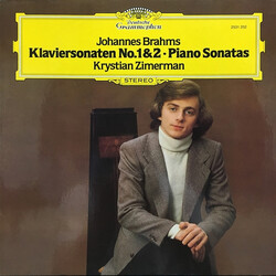 Johannes Brahms / Krystian Zimerman Klaviersonaten No.1 & 2 = Piano Sonatas Vinyl LP USED