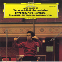 Anton Bruckner / The Chicago Symphony Orchestra / Daniel Barenboim Symphonie Nr. 4 »Romantische« = Symphony No. 4 »Romantic« Vinyl LP USED