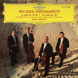 Max Reger / Drolc-Quartett Streichquartette G-Moll Op. 54 Nr. 1 • Fis-Moll Op. 121 Vinyl LP USED