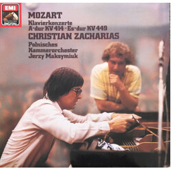 Wolfgang Amadeus Mozart / Christian Zacharias / Polish Chamber Orchestra / Jerzy Maksymiuk Klavierkonzerte A-dur KV 414 • Es-dur KV 449 Vinyl LP USED