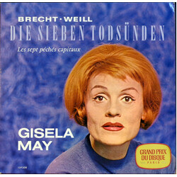 Bertolt Brecht / Kurt Weill / Gisela May Die Sieben Todsünden (Les Sept Péchés Capitaux) Vinyl LP USED