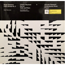 Roger Sessions / Robert Helps / Charles Wuorinen / Paul Zukofsky / Charles Wuorinen Piano Sonata No. 3 / Duo For Violin And Piano Vinyl LP USED