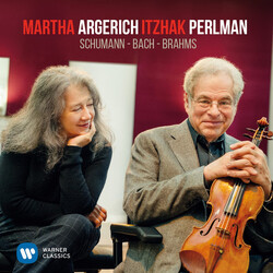 Martha Argerich / Itzhak Perlman Schumann, Bach, Brahms Vinyl LP USED