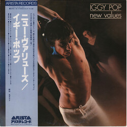 Iggy Pop New Values Vinyl LP USED