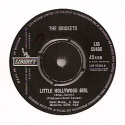 The Crickets (2) Little Hollywood Girl / Parisian Girl USED VINYL 7INCH SINGLE