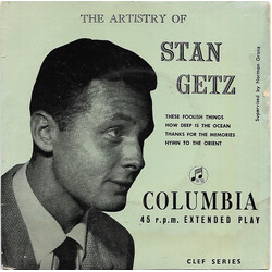 Stan Getz The Artistry Of Stan Getz USED VINYL 7INCH 45 RPM EP