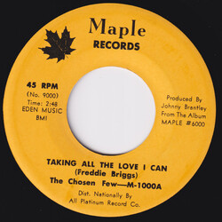 The Chosen Few (10) Taking All The Love I Can / I Can’t Take No Chances Vinyl 7" USED