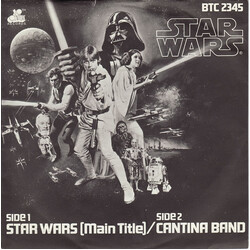 London Symphony Orchestra / John Williams (4) Star Wars (Main Title) / Cantina Band USED VINYL 7INCH SINGLE 45 RPM