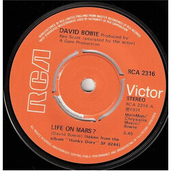 David Bowie Life On Mars? USED VINYL 7INCH 45 RPM SINGLE