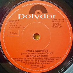 Gloria Gaynor I Will Survive USED VINYL 7INCH 45 RPM SINGLE