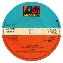 Chic Le Freak USED VINYL 7INCH 45 RPM SINGLE STEREO