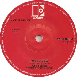 Judy Collins Amazing Grace USED VINYL 7INCH 45 RPM SINGLE
