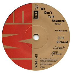 Cliff Richard We Don't Talk Anymore Vinyl 7" USED