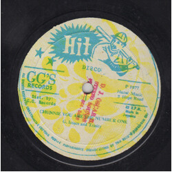 Gregory Isaacs / Trinity (4) / G.G. Allstars Chunnie You Are The Number One / Dub Part Two USED VINYL 12INCH 45 RPM