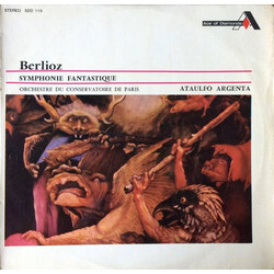 Hector Berlioz / Orchestre De La Société Des Concerts Du Conservatoire / Ataúlfo Argenta Symphonie Fantastique Vinyl LP USED